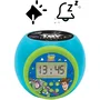 Lexibook Réveil Projecteur avec Veilleuse - Décoration Toy Story - Projection Étoile LED 3 Couleurs (Bleu, Rouge, Orange), Affichage LCD Rétroéclairé, Alarme avec Snooze