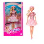 Barbie - Poupée Collector Boina Rosa - Personnage de Margot Robbie dans Barbie The Movie - Ensemble Rose avec Blouse à Volants, Jupe Bouffante et Boina - Référence Jbj53 Mattel