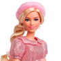 Barbie - Poupée Collector Boina Rosa - Personnage de Margot Robbie dans Barbie The Movie - Ensemble Rose avec Blouse à Volants, Jupe Bouffante et Boina - Référence Jbj53 Mattel