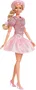 Barbie Poupée film JBJ53 Bérêt rose 32cm avec robe patins et chaussures pour enfants