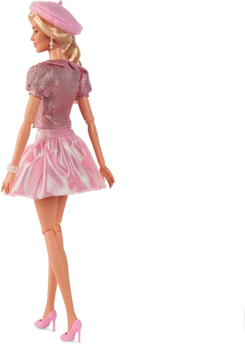Barbie Poupée film JBJ53 Bérêt rose 32cm avec robe patins et chaussures pour enfants