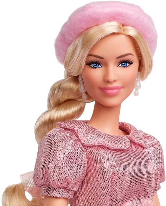 Barbie Poupée film JBJ53 Bérêt rose 32cm avec robe patins et chaussures pour enfants