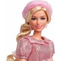 Barbie Poupée Film avec Béret Rose et Accessoires de Patinage, 32cm