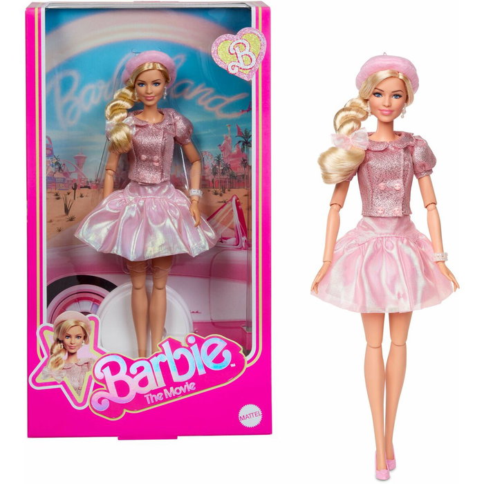 Barbie Poupée Film avec Béret Rose et Accessoires de Patinage, 32cm Barbie Poupée Film avec Béret Rose et Accessoires de Patinage, 32cm