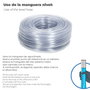 WOLFPACK LINEA PROFESIONAL Tuyau Transparent de Niveau 10x14 mm, 50 m