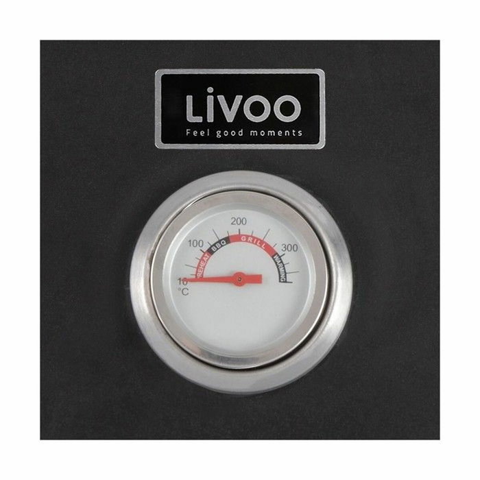 Livoo Four à Pizza pour Barbecue GS149 - Acier Inoxydable avec Thermomètre et Pierre Réfractaire Livoo Four à Pizza pour Barbecue GS149 - Acier Inoxydable avec Thermomètre et Pierre Réfractaire