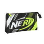 Trousse Fourre-Tout Triple Nerf Get ready Noir 22 x 12 x 3 cm