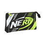 Trousse Fourre-Tout Triple Nerf Get ready Noir 22 x 12 x 3 cm