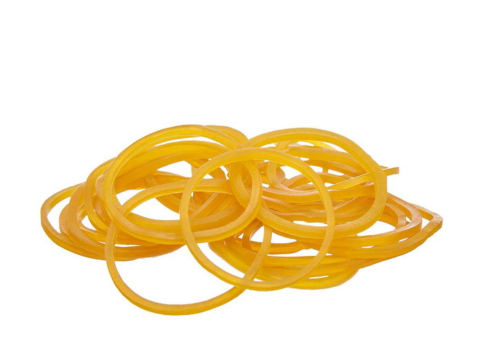 Pincello Set de 12 Gomas Élastiques Plastique Jaune 7 x 13 x 2 cm (Set de 24)