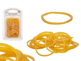 Pincello Set de 12 Gomas Élastiques Plastique Jaune 7 x 13 x 2 cm (Set de 24)