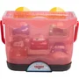 Disney Cars - Set de 5 figurines et panier de rangement pour le bain