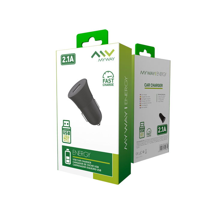 Chargeur de voiture Myway Noir
