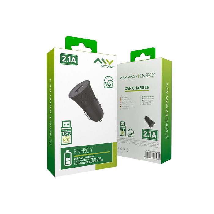 Chargeur de voiture Myway Noir