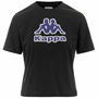 T-shirt à manches courtes femme Kappa Fabra Noir