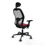 Piqueras y Crespo Chaise de Bureau Jorquera 3D036G1 Bordeaux