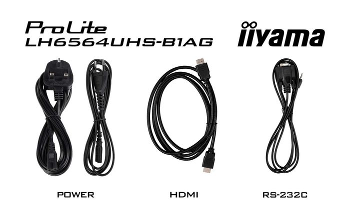 iiyama - Écran professionnel 65" UHD 4K (3840x2160) - Panneau VA DLED - Ports HDMI et USB-C - Android 14 - Compatible montage VESA 500x500