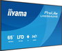 iiyama - Écran professionnel 65" UHD 4K (3840x2160) - Panneau VA DLED - Ports HDMI et USB-C - Android 14 - Compatible montage VESA 500x500