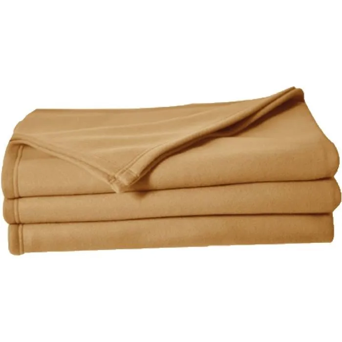 Toison D'Or - Couverture polaire Poleco - 220 x 240 cm - Couleur sable - Douce, confortable et anti-bouloches - Lavable à 40°C Toison D'Or - Couverture polaire Poleco - 220 x 240 cm - Couleur sable - Douce, confortable et anti-bouloches - Lavable à 40°C