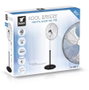 Thulos Ventilateur sur Pied Th-KB15 50 cm - 160W, 3 Vitesses, Oscillation, Hauteur Réglable 142 cm