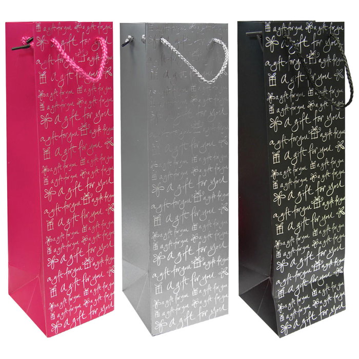 Party Time Sac cadeau bouteille assorti