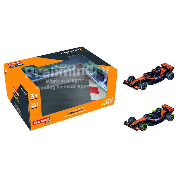 CARRERA Blister Twinpack 2 Voitures F1 McLaren Team, 1:43, à Réaction Pull Back, Jouet Enfant +3 Ans CARRERA Blister Twinpack 2 Voitures F1 McLaren Team, 1:43, à Réaction Pull Back, Jouet Enfant +3 Ans