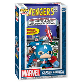 FUNKO Pop Comic Cover Marvel Los Vengadores Avengers Capitan America Exclusive