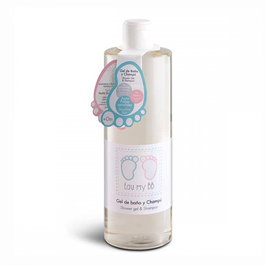 Air-Val Eau My Bb Gel Douche et Shampoing 500ml - Gel Lavant Corporel et Capillaire pour Bébé