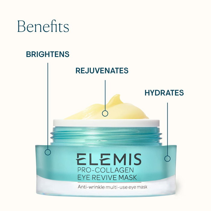 Elemis PRO-COLLAGEN Eye Revive Mask 15 ml - Masque Yeux Anti-Rides, Poches & Cernes - Hydratant & Apaisant Gel