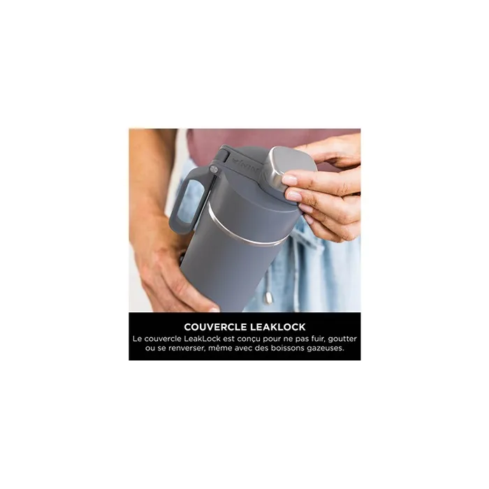 Ninja Gourde isotherme Thirsti - Gris - 700 ml