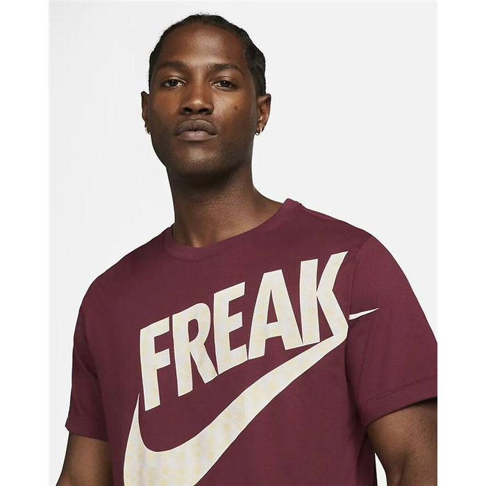 t-shirt de basket Nike Gianni Rouge foncé M