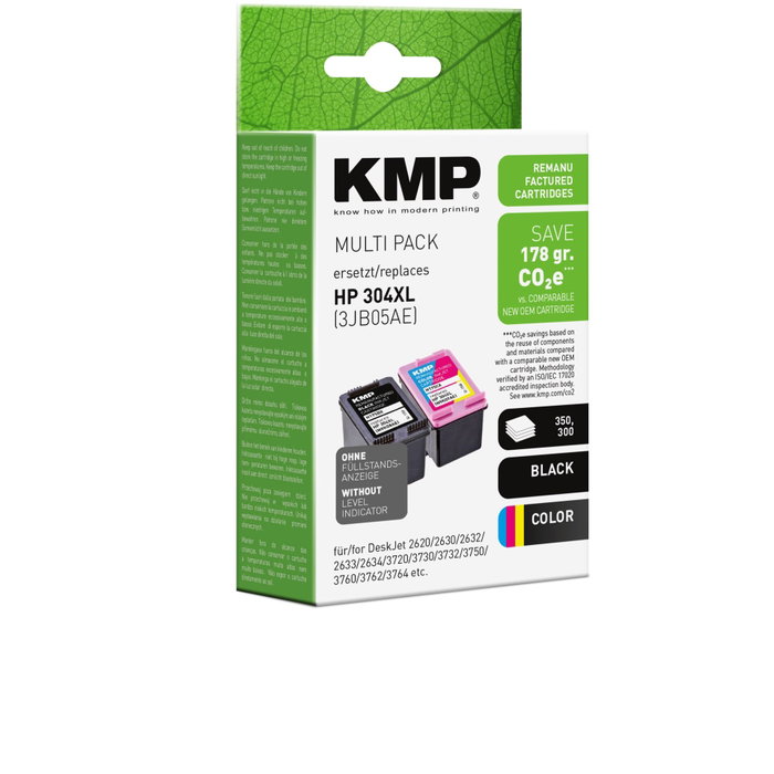 KMP H175VX Promo Pack Noir et Couleur compatible HP 304XL