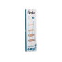 BERILO Étagère échelle 4 niveaux Bambou et Bois Naturel-Bleu