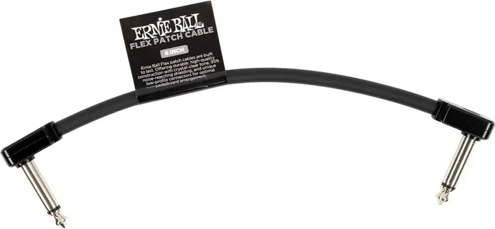 Ernie Ball Cable Flex Patch 6" Noir
