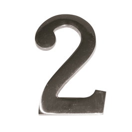 DUVER Numéro de porte en métal massif, 10 cm