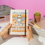 ERIK - Cahier A5 premium avec couverture rigide - Thème Garfield