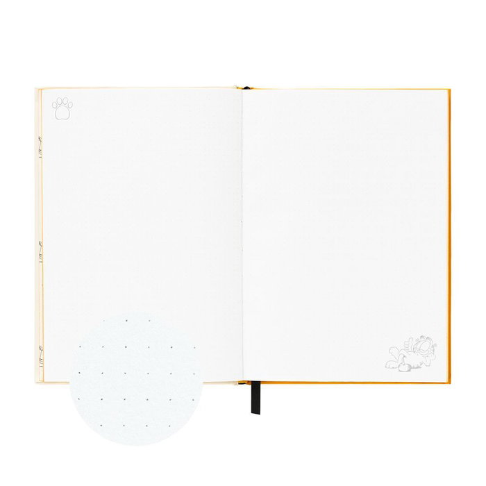 ERIK - Cahier A5 premium avec couverture rigide - Thème Garfield