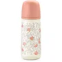 Suavinex Biberon Birdies 360 ml avec Tétine SX Pro L à Débit Rapide, Rose, 6 Mois et Plus