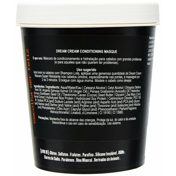 Lola Cosmetics Dream Cream Masque Hydratant 450 g Lola Cosmetics Dream Cream Masque Hydratant 450 g