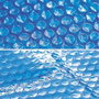 Gre Bâche été à bulles pour piscine ovale 5,00 m x 3,00 m, Bleu clair