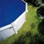GRE Bâche à bulles été pour piscine ovale 5,00m x 3,00m - Épaisseur 0,18mm (180µm) - Réchauffement et protection de l'eau