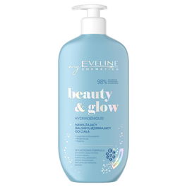 Eveline Cosmetics Lait corporel raffermissant Beauty & Glow, 350 ml - Soin quotidien végan pour le corps
