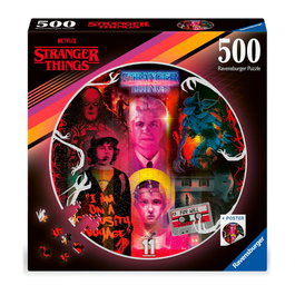 Ravensburger Puzzle Rond Stranger Things Friends Don't Lie 500 pièces