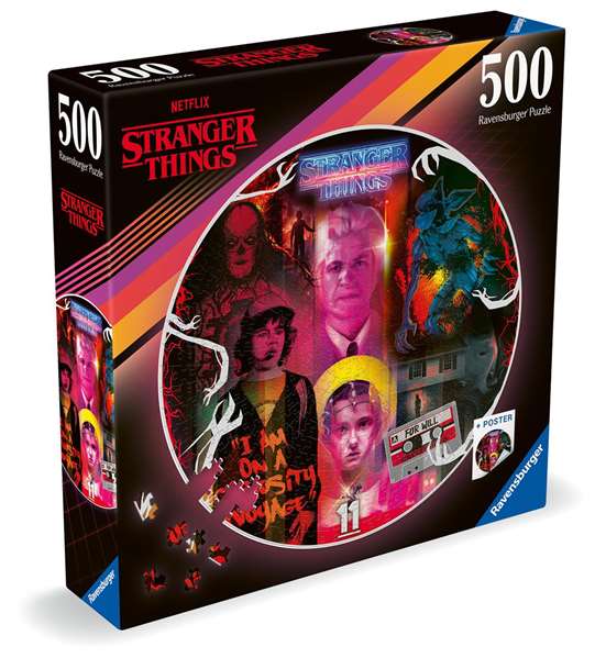 Ravensburger Puzzle Rond Stranger Things Friends Don't Lie 500 pièces