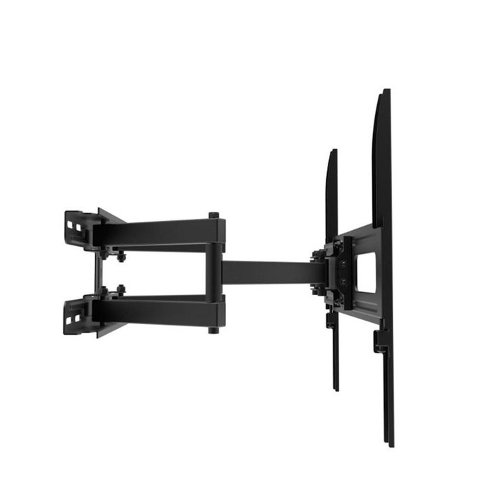 UNYKAch UK1280 Support mural TV articulé double bras 32-55 pouces VESA 400x400 mm noir 50 kg