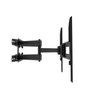 UNYKAch UK1280 Support mural TV articulé double bras 32-55 pouces VESA 400x400 mm noir 50 kg