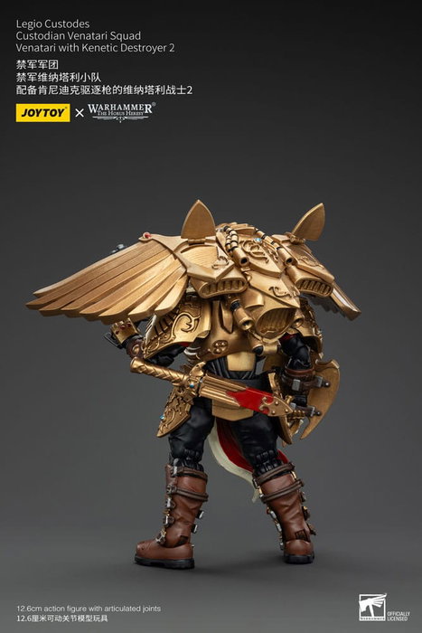 Warhammer The Horus Heresy figurine 1/18 Legio Custodes Custodian Venatari Squad Venatari with Kenetic Destroyer 2 13 cm