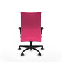 Piqueras Y Crespo Chaise de bureau Albacete rose avec mécanisme synchrone
