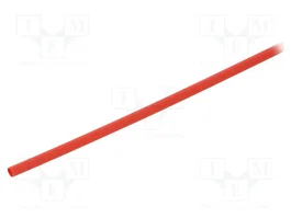 BBC CELLPACK Tuyau thermorétractile rouge 3,2mm 2:1