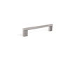 VIEFE Tirador Mini Graf en aluminium avec finition effet inox, distance entre trous 160 mm