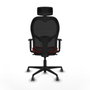Piqueras y Crespo Chaise de Bureau 1D036G2 Rouge